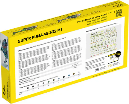 Heller 1:72 - Super Puma AS 332 M1 - Starter Set 56367 