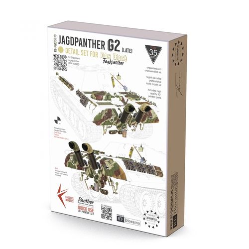 Faustus Models 1:35 - FM35010 Jagdpanther G2 [MNH-Late] Detail Set for Das Werk