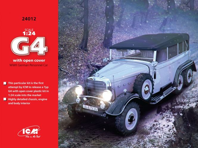 Hovedbilde ICM 1:24 - Typ G4 Soft Top (24012)