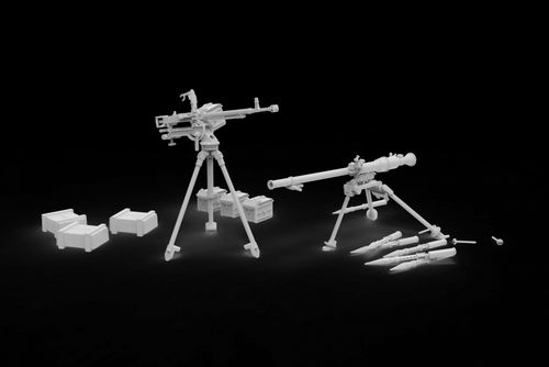 AK-Interactive 1:35 - Infantry Support Weapon DShKM & SPG-9 ( 35005)