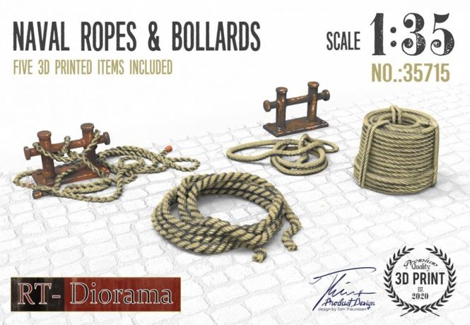 Hovedbilde RT-Diorama 1:35 - 35715 Naval Ropes & Bollards