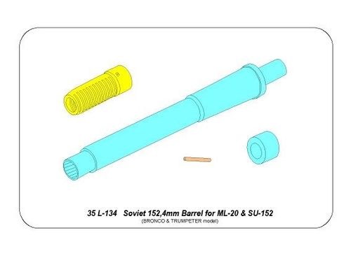 152mm ML-20S Barrel