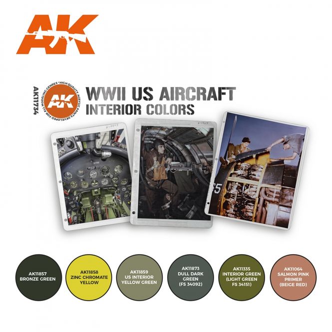 Hovedbilde AK-Interactive AK 11734 WWII US Aircraft Interior ...