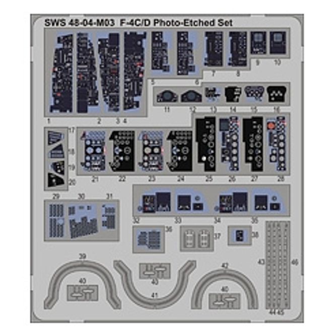 Hovedbilde SWS48-06-M01 F-4C/D Photo-Etched Set