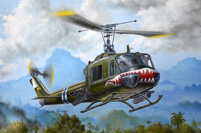 Hovedbilde Trumpeter 1:35 - Bell UH-1 B Huey - Gunship ...