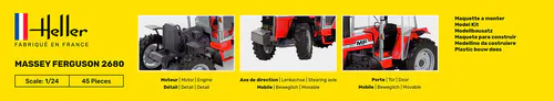 Heller 1:24 - Massey Ferguson 2680 - Starter Set 57402 