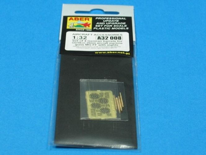 Hovedbilde 4 barrels for MG FF - Aber Models