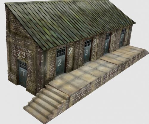 RT-Diorama 35023 Railroad Warehouse (Modular System) (1:35)