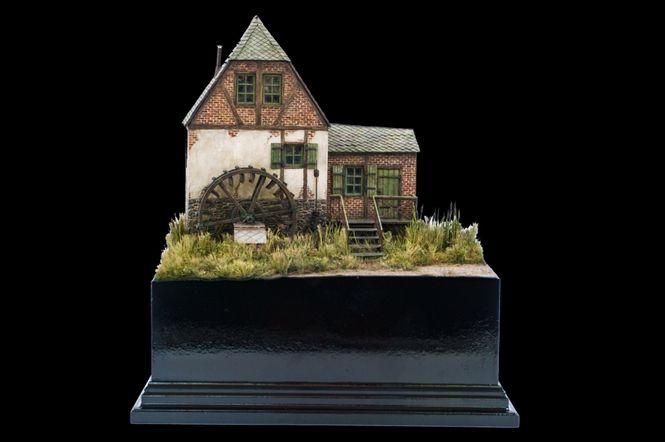 Main Image RT-Diorama 35024 Diorama Base: Watermill (1:35)
