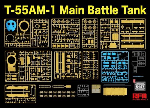RFM 1:35 - T-55 AM-1 Main Battle Tank with Workable Tracks (RM-5147)