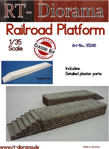 RT-Diorama 35246 Railroad Platform (1:35)