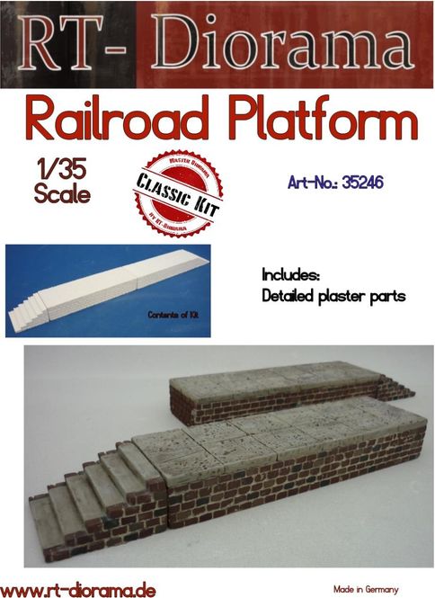 Main Image RT-Diorama 35246 Railroad Platform (1:35)