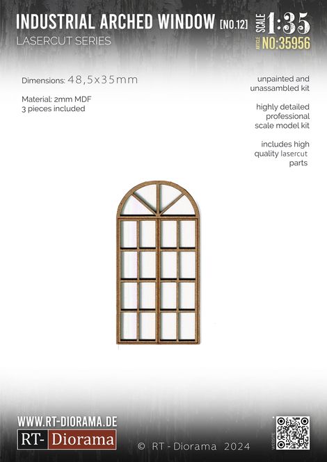 Hovedbilde RT-Diorama 1:35 - 35956 Lasercut Industrial ...