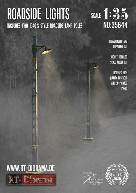 Hovedbilde RT-Diorama 1:35 - 35644 1940s Roadside Lights