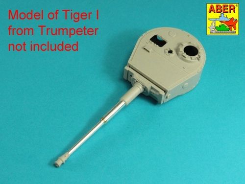 Tiger (, Ausf.E  88mm Barrel without muzzle brake
