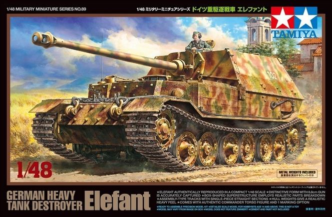Hovedbilde Tamiya 1:48 - German Heavy Tank Destroyer Elefant ...