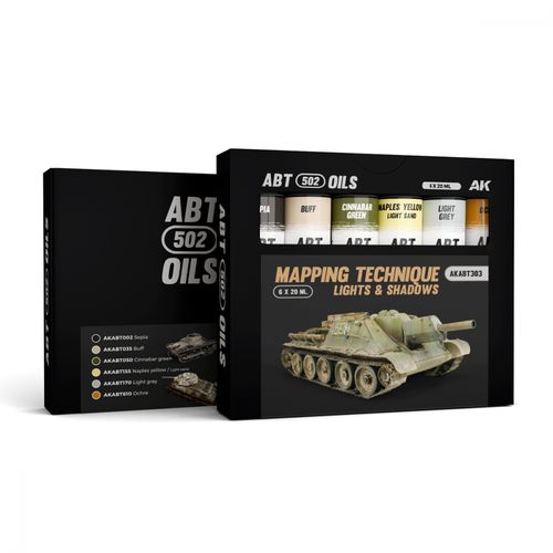 AK-Interactive AKABT303 Mapping Technique Lights And Shadows Set