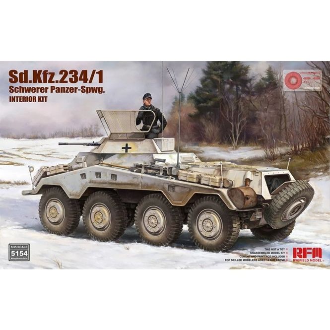 Main Image Rye Field Model 1:35 - Sd.Kfz. 234/1 Schwerer ...