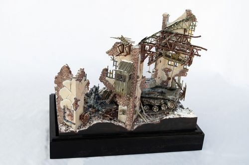 RT-Diorama 35303 Stalingrad Tractor Factory [Diorama Base] (1:35)