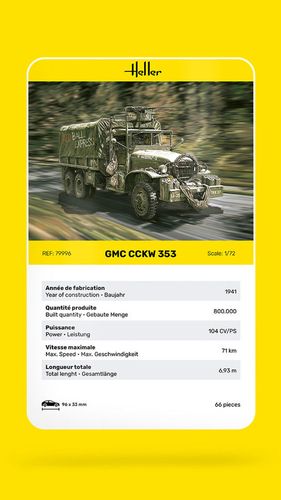 Heller 1:72 - GMC CCKW 353 79996 