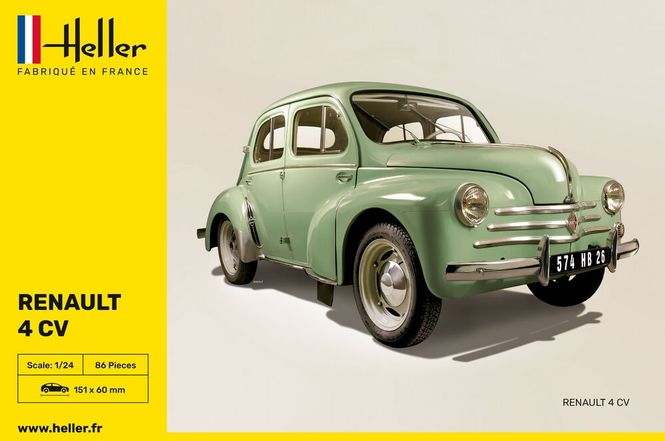 Hovedbilde Heller 1:24 - Renault 4 CV (80762)