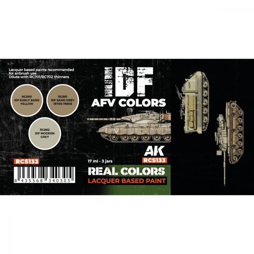 AK-Interactive RCS133 IDF AFV Colors Set