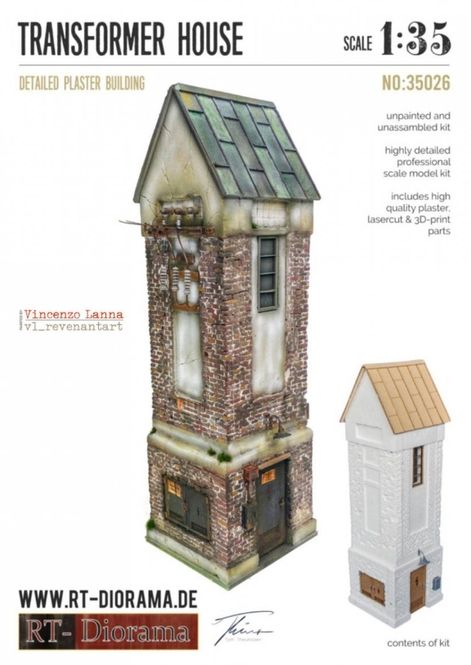 Main Image RT-Diorama 35026 Transformer House (1:35)
