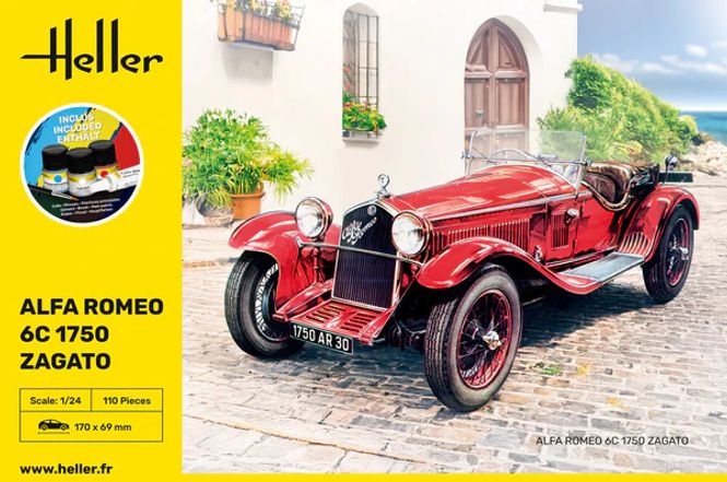 Hovedbilde Heller 1:24 - Alfa Romeo 1750cc Zagato Starter ...