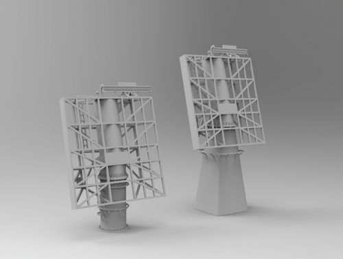 HS Models 1:350 - US Navy AN/SPS-48 Radar