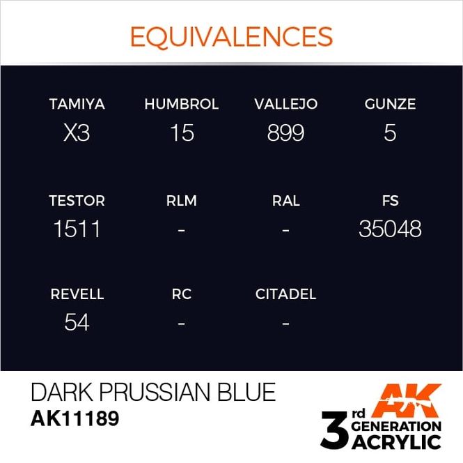 Hovedbilde Dark Prussian Blue 17ml