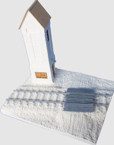 RT-Diorama 35027 Diorama Base: Railroad Crossing (1:35)
