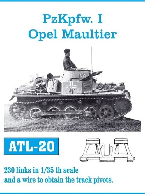 Hovedbilde FriulModel 1:35 - ATL-20 PzKpfw. I Opel Maultier