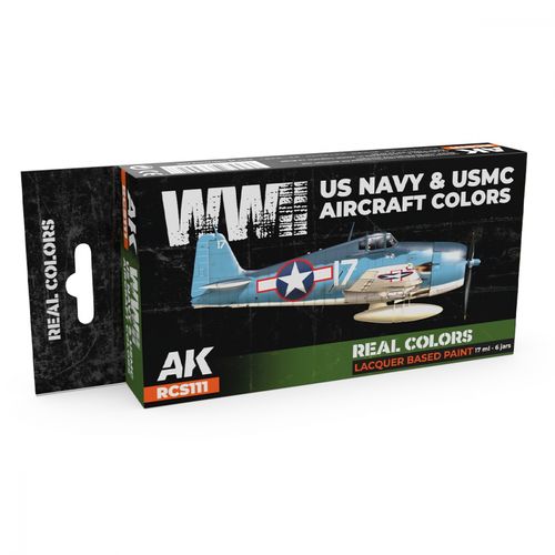 AK-Interactive RCS111 US Navy & USMC WWII Aircraft Colors Set