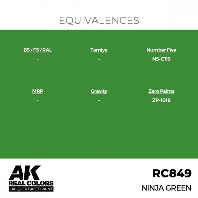 Hovedbilde RC849 Ninja Green