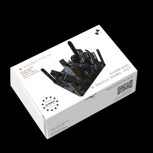 Faustus Models 1:35 - FM35047 Panther A Rear Details  Late Version  Battle Damaged
