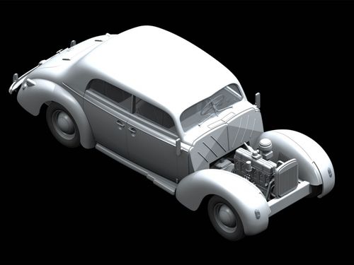 ICM 1:24 - Admiral Saloon (WWII German Passenger Car) (24023)