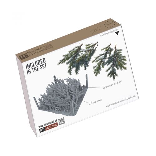 RT-Diorama 1:16 - 16210 Coniferous Branches [Camo Foliage]