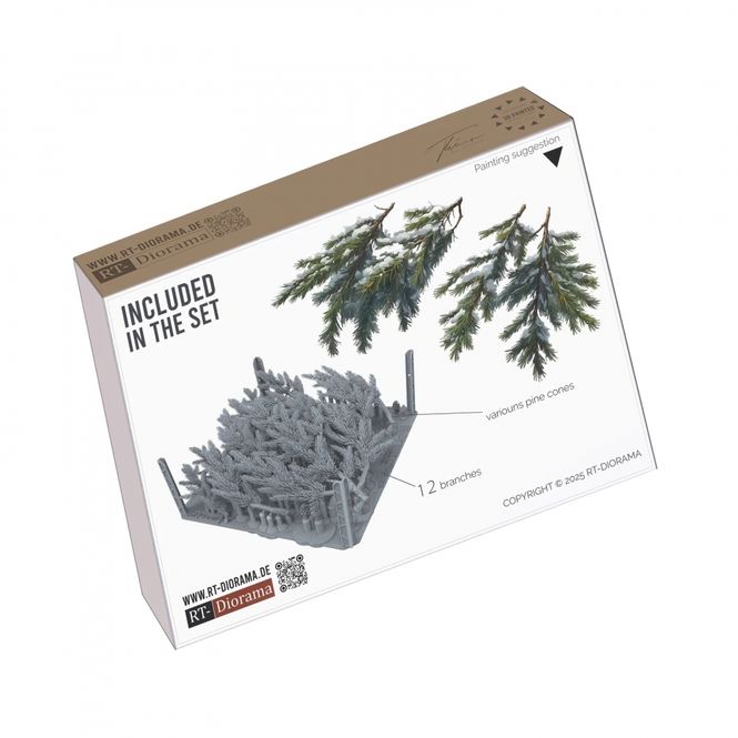 Hovedbilde RT-Diorama 1:16 - 16210 Coniferous Branches [Camo ...