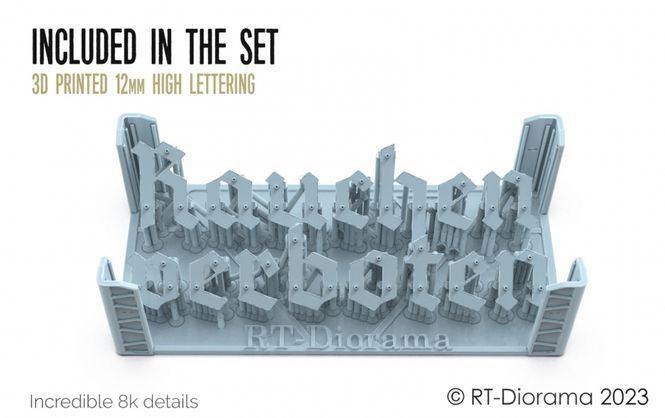 Hovedbilde RT-Diorama 1:35 - 35728 Letters Set 3 - 