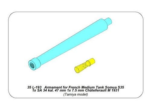 Armament for French Tank Somua
