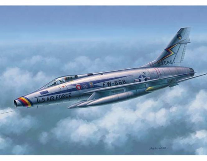 Main Image Trumpeter 1:48 - North American F-100D Super ...