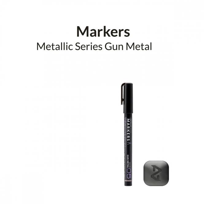 Hovedbilde Gaahleri Metallic Series Marker - Gun Metal