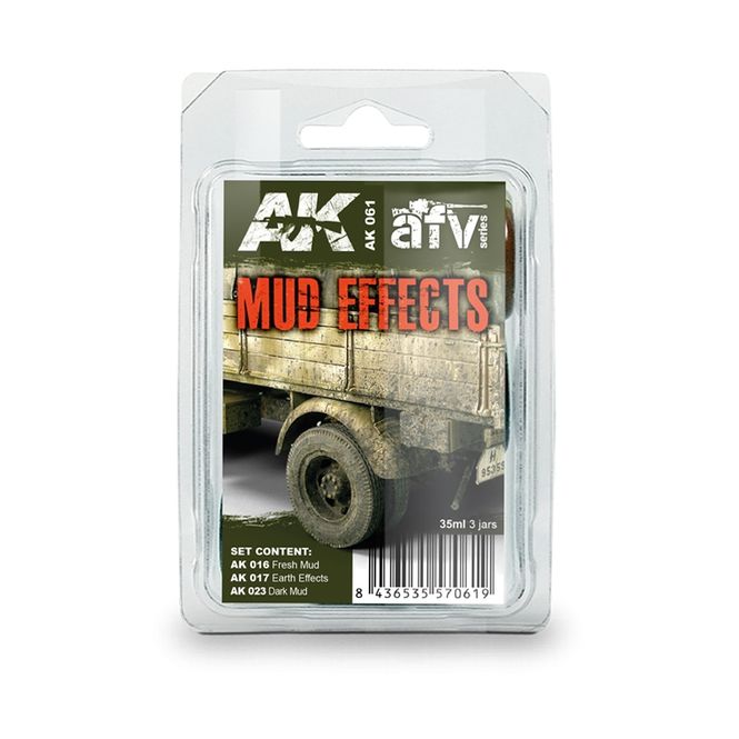 Hovedbilde AK-Interactive AK061 Mud Effects Set