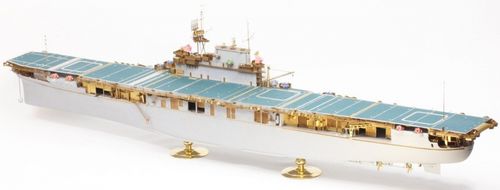 Pontos Model 1:200 - USS CV-6 Enterprise 1942 Detail Up Set Teak Tone Wooden Deck (for Trumpeter 03712) (27010FN)