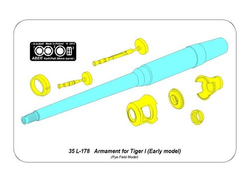 Armament for Tiger I (Early) RFM