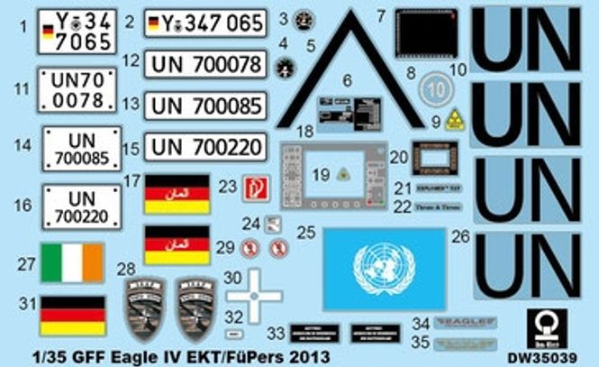 Hovedbilde Das Werk 1:35 - GFF Eagle IV EKT / FüPers 2013 2 ...