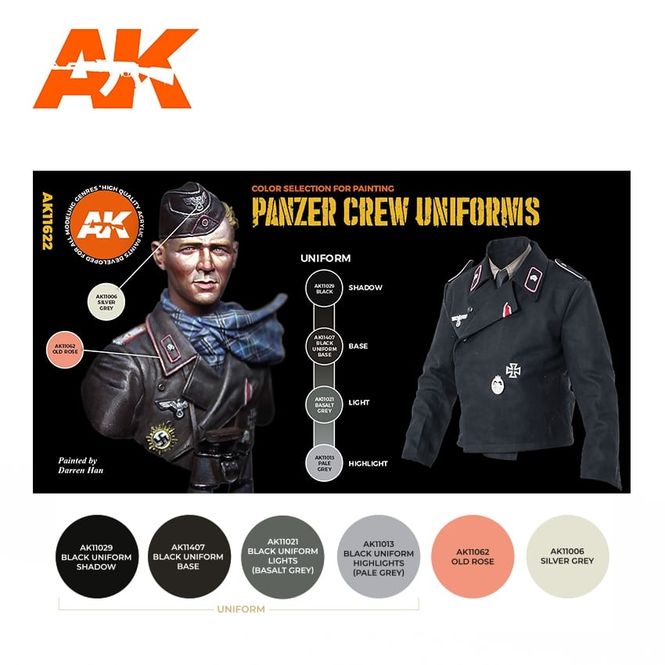 Hovedbilde AK-Interactive AK 11622 PANZER CREW BLACK ...