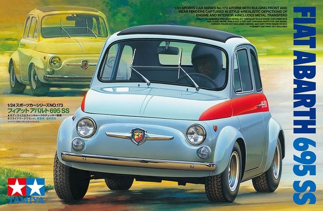 Hovedbilde Tamiya 1:24 - Fiat Abarth 695 SS (24173)