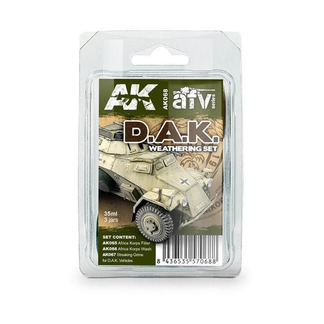 Hovedbilde AK-Interactive AK068 Afrika Korps Weathering Set