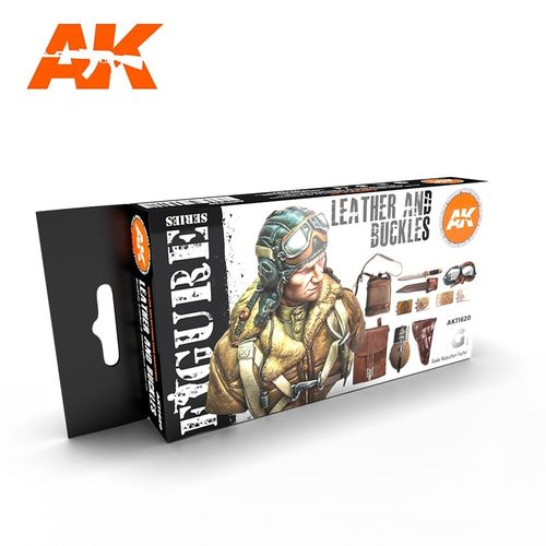 AK-Interactive AK 11620 LEATHER AND BUCKLES SET